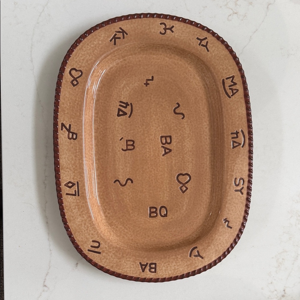 Montana Silversmiths serving platter.